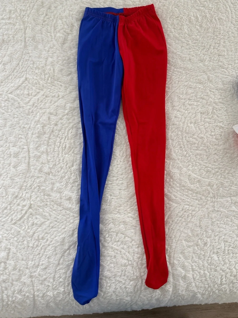 Girls Red, White & Blue Performance Costume with Bow
